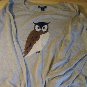Old Navy owl sweater